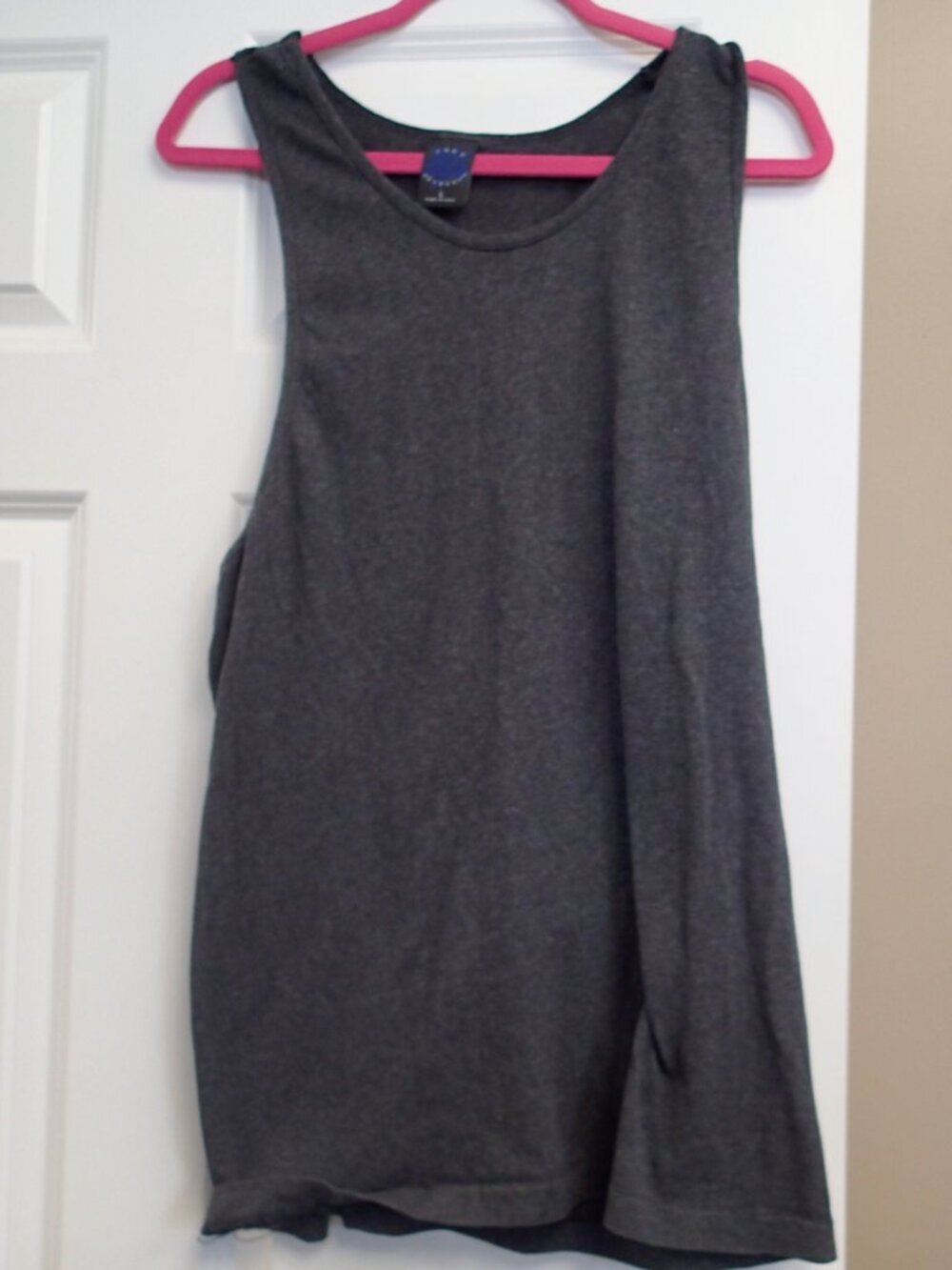 Surf Odyssey Mens Gray/Black Tank Top Size Large